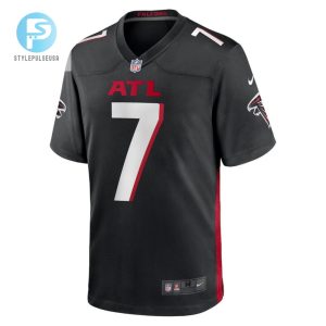 Bijan Robinson 7 Atlanta Falcons Youth 2023 Draft First Round Pick Game Jersey Black stylepulseusa 1 2