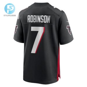 Bijan Robinson 7 Atlanta Falcons Youth 2023 Draft First Round Pick Game Jersey Black stylepulseusa 1 3