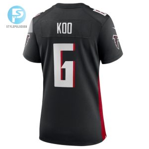 Younghoe Koo Atlanta Falcons Womens Home Game Jersey Black stylepulseusa 1 3