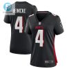 Taylor Heinicke 4 Atlanta Falcons Womens Game Player Jersey Black stylepulseusa 1