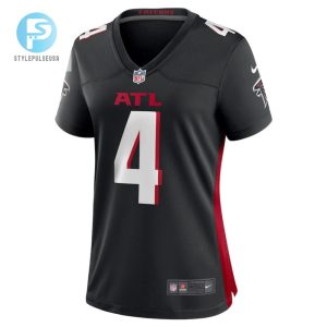 Taylor Heinicke 4 Atlanta Falcons Womens Game Player Jersey Black stylepulseusa 1 2