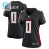 Lorenzo Carter 0 Atlanta Falcons Womens Game Player Jersey Black stylepulseusa 1