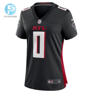 Lorenzo Carter 0 Atlanta Falcons Womens Game Player Jersey Black stylepulseusa 1 2