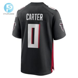 Lorenzo Carter 0 Atlanta Falcons Game Player Jersey Black stylepulseusa 1 3