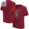 Atlanta Falcons Icon Logo Tshirt Red stylepulseusa 1