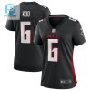 Younghoe Koo 6 Atlanta Falcons Womens Team Game Jersey Black stylepulseusa 1