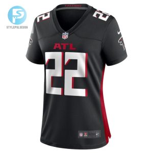 Cornell Armstrong 22 Atlanta Falcons Womens Team Game Jersey Black stylepulseusa 1 2