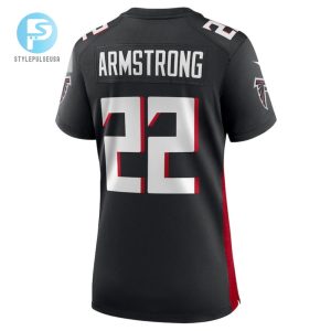 Cornell Armstrong 22 Atlanta Falcons Womens Team Game Jersey Black stylepulseusa 1 3