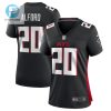 Dee Alford 20 Atlanta Falcons Womens Team Game Jersey Black stylepulseusa 1