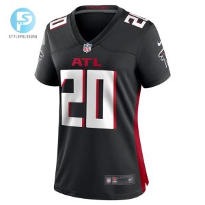 Dee Alford 20 Atlanta Falcons Womens Team Game Jersey Black stylepulseusa 1 2