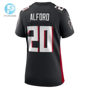 Dee Alford 20 Atlanta Falcons Womens Team Game Jersey Black stylepulseusa 1 3