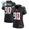 David Onyemata 90 Atlanta Falcons Womens Game Jersey Black stylepulseusa 1