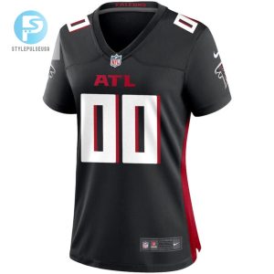 Atlanta Falcons Womens Custom Game Jersey Black stylepulseusa 1 2