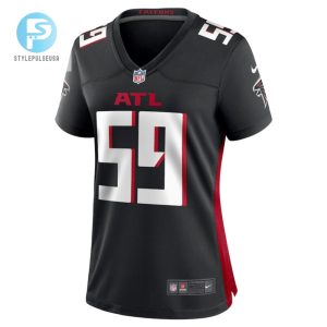 Andre Smith 59 Atlanta Falcons Women Game Jersey Black stylepulseusa 1 2