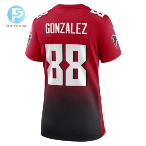 Tony Gonzalez 88 Atlanta Falcons Women Retired Game Jersey Red stylepulseusa 1 3