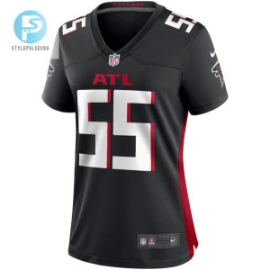 John Abraham 55 Atlanta Falcons Women Retired Game Jersey Black stylepulseusa 1 2