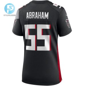 John Abraham 55 Atlanta Falcons Women Retired Game Jersey Black stylepulseusa 1 3