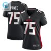 Isaiah Prince 75 Atlanta Falcons Womens Team Game Jersey Black stylepulseusa 1