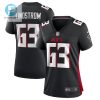 Chris Lindstrom 63 Atlanta Falcons Womens Team Game Jersey Black stylepulseusa 1