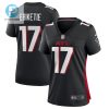 Arnold Ebiketie 17 Atlanta Falcons Womens Team Game Jersey Black stylepulseusa 1