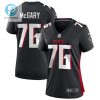 Kaleb Mcgary 76 Atlanta Falcons Womens Game Jersey Black stylepulseusa 1