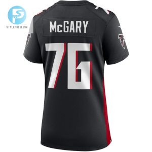 Kaleb Mcgary 76 Atlanta Falcons Womens Game Jersey Black stylepulseusa 1 2