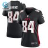 Alfred Jenkins 84 Atlanta Falcons Womens Game Jersey Black stylepulseusa 1