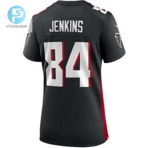 Alfred Jenkins 84 Atlanta Falcons Womens Game Jersey Black stylepulseusa 1 2