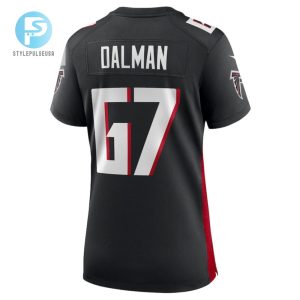 Drew Dalman 67 Atlanta Falcons Womens Game Jersey Black stylepulseusa 1 2