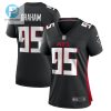 Taquon Graham 95 Atlanta Falcons Womens Game Jersey Black stylepulseusa 1