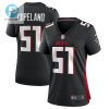 Brandon Copeland 51 Atlanta Falcons Womens Game Jersey Black stylepulseusa 1