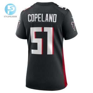 Brandon Copeland 51 Atlanta Falcons Womens Game Jersey Black stylepulseusa 1 2