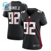 Adetokunbo Ogundeji 92 Atlanta Falcons Womens Game Jersey Black stylepulseusa 1