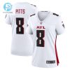 Kyle Pitts 8 Atlanta Falcons Womens Game Jersey White stylepulseusa 1