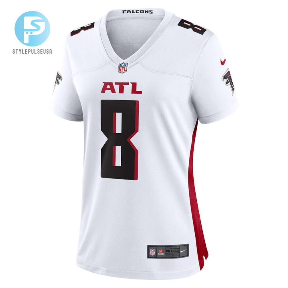 Kyle Pitts 8 Atlanta Falcons Womens Game Jersey  White 