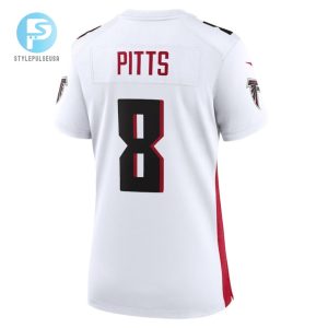 Kyle Pitts 8 Atlanta Falcons Womens Game Jersey White stylepulseusa 1 2