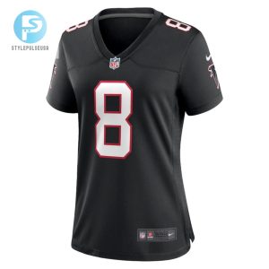 Kyle Pitts 8 Atlanta Falcons Womens Game Jersey Black stylepulseusa 1 2