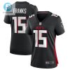 Feleipe Franks 15 Atlanta Falcons Womens Game Jersey Black stylepulseusa 1