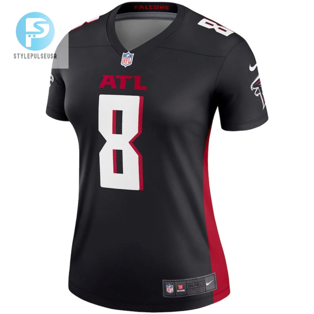 Kyle Pitts 8 Atlanta Falcons Womens Legend Jersey  Black 