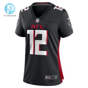 Khadarel Hodge 12 Atlanta Falcons Womens Game Jersey Black stylepulseusa 1 1