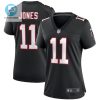 Julio Jones 11 Atlanta Falcons Womens Throwback Game Jersey Black stylepulseusa 1