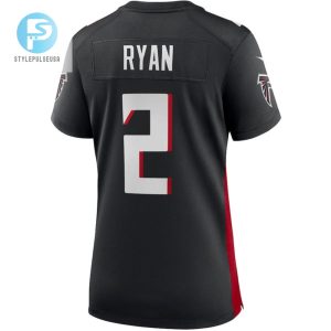 Matt Ryan 2 Atlanta Falcons Womens Game Jersey Black stylepulseusa 1 2