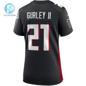 Todd Gurley Ii 21 Atlanta Falcons Womens Game Jersey Black stylepulseusa 1 2