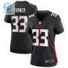 Michael Turner 33 Atlanta Falcons Womens Retired Game Jersey Black stylepulseusa 1