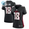 Mack Hollins 18 Atlanta Falcons Game Women Jersey Black stylepulseusa 1