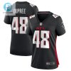 Bud Dupree 48 Atlanta Falcons Game Women Jersey Black stylepulseusa 1