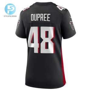 Bud Dupree 48 Atlanta Falcons Game Women Jersey Black stylepulseusa 1 2