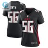 Jovaughn Gwyn 56 Atlanta Falcons Game Women Jersey Black stylepulseusa 1