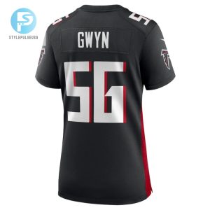 Jovaughn Gwyn 56 Atlanta Falcons Game Women Jersey Black stylepulseusa 1 2