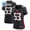 Nate Landman 53 Atlanta Falcons Game Women Jersey Black stylepulseusa 1